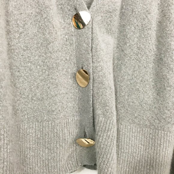 H&M Oversized 3 Button Sweater Cardigan Size L EUC - Picture 4 of 7
